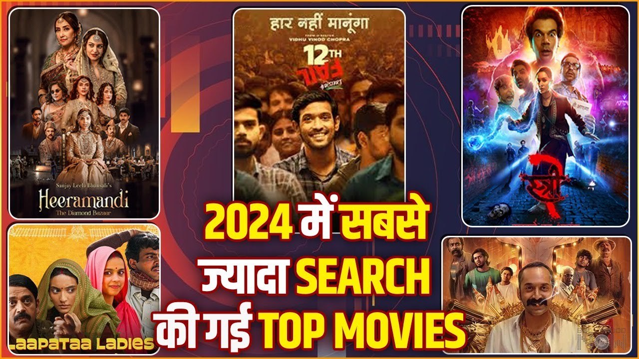 Most Searched Indian Movies and Web Series On Google In 2024 Stree 2 12th Fail