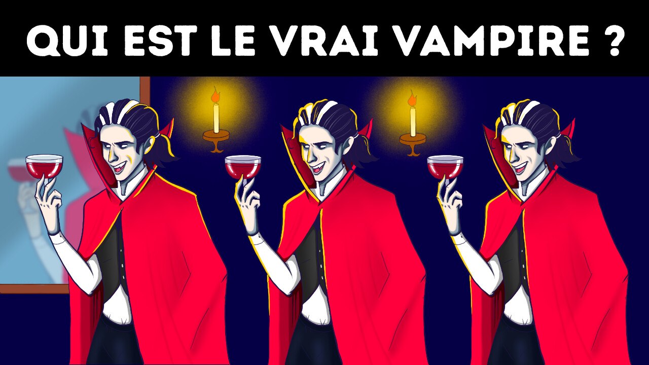Devinez qui est le Véritable Vampire et Gagnez une Casquette de Détective