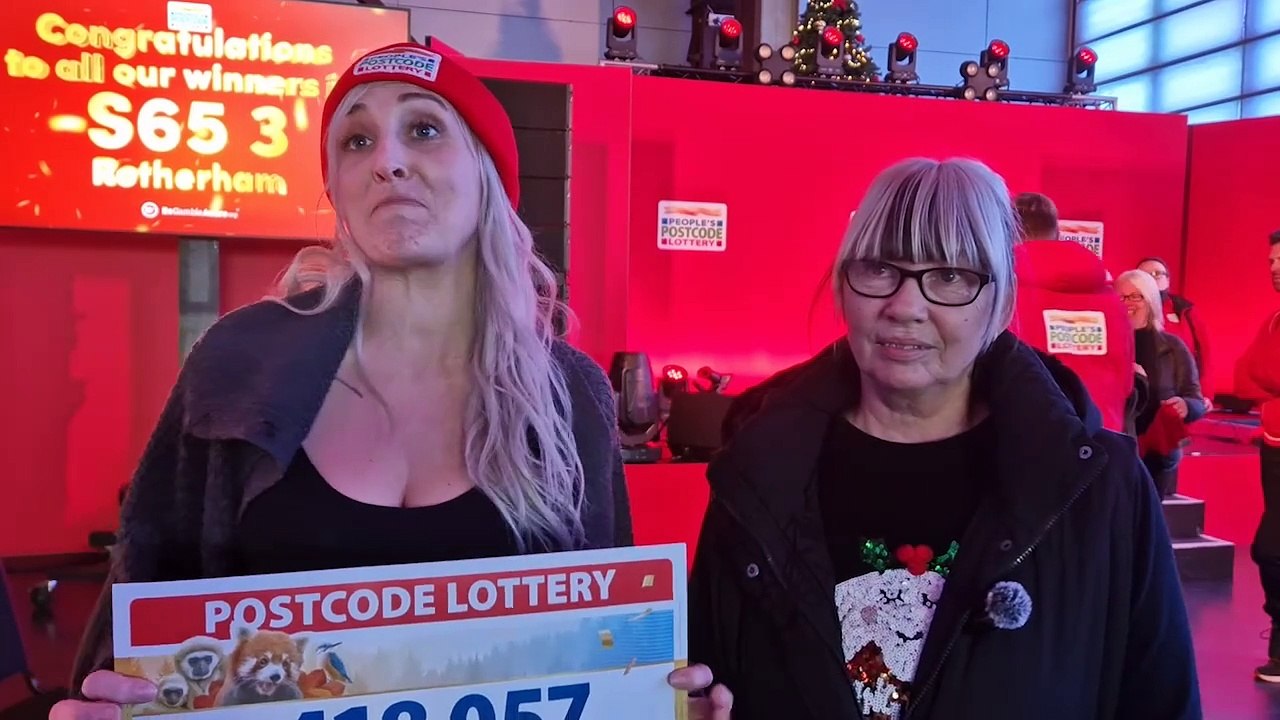 "This is what it means": Postcode Lottery winners in Rotherham on how prizes will change their lives