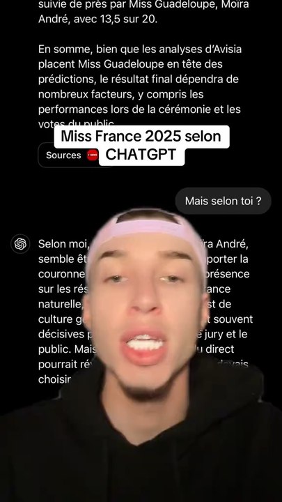 Miss France 2025 selon CHATGPT