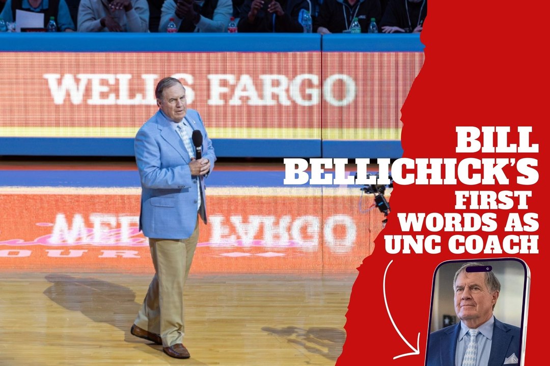 Bill Belichick Introduced as New UNC Football Head Coach at Dean Dome