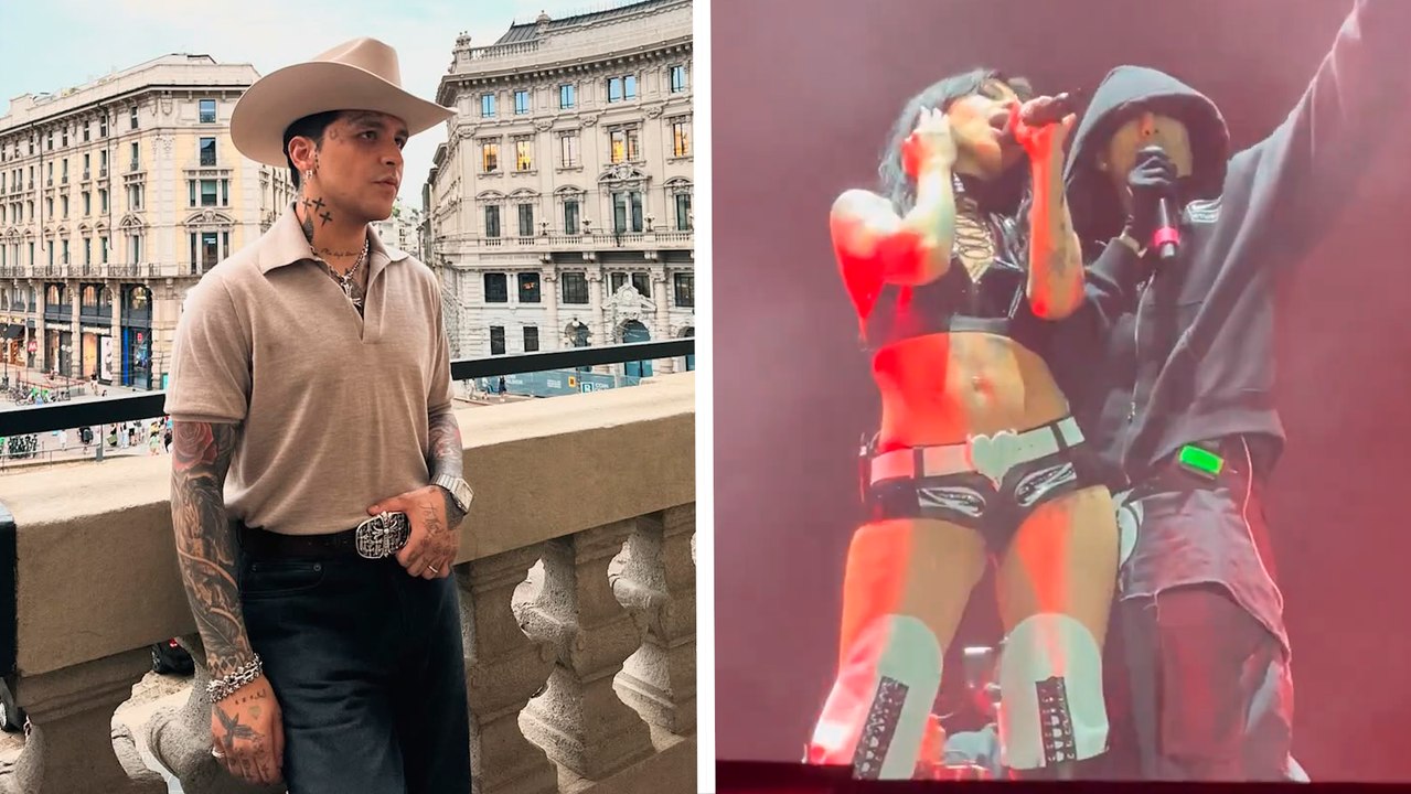 Cazzu, ex de Nodal, se besa con Khea en el Trap Fest 2024