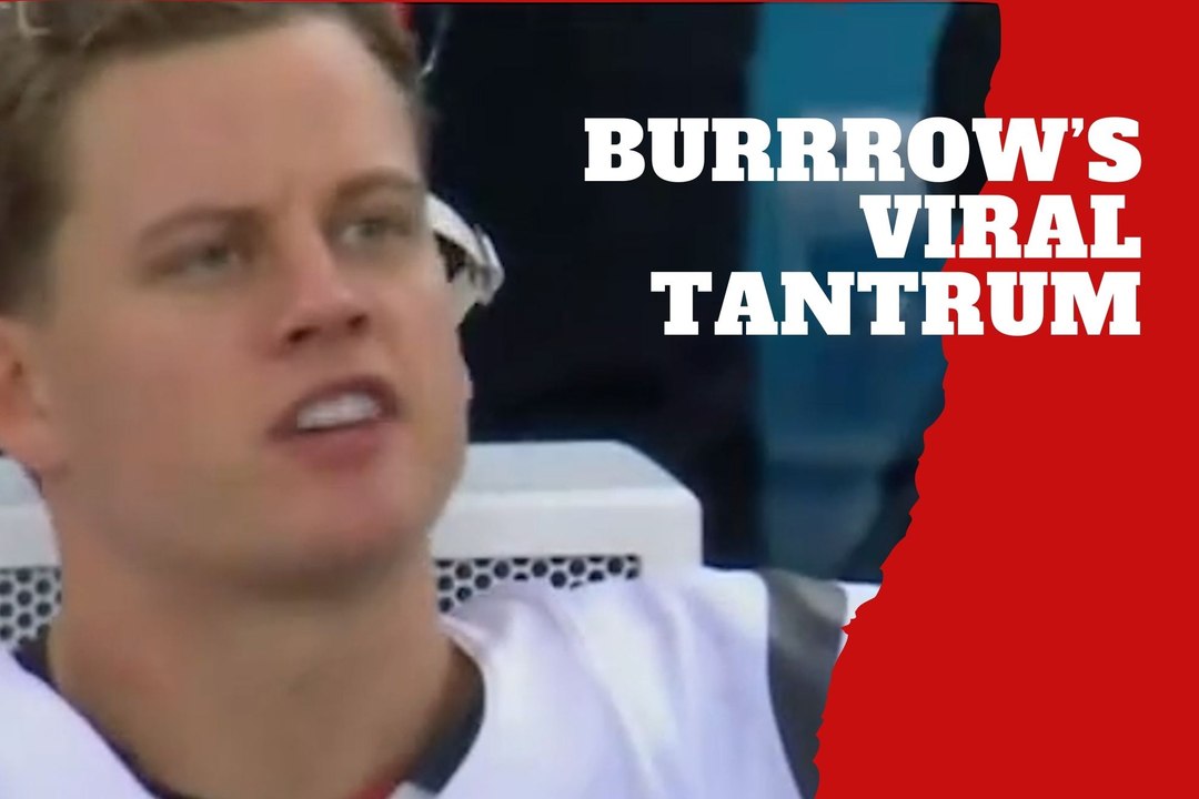 Joe Burrow's viral sideline tantrum with Zac Taylor