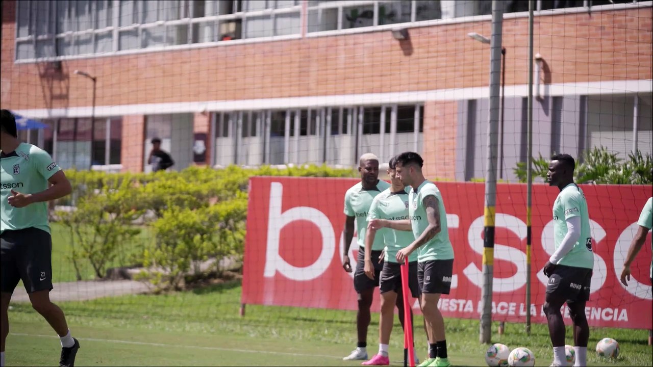 Así fue el último entrenamiento de Nacional, antes de viajar a Ibagué