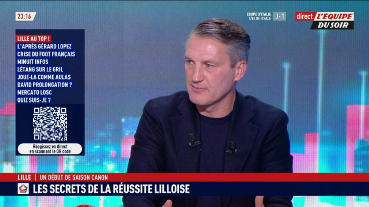 Olivier Létang : Les secrets de la réussite lilloise - L'Équipe du Soir - extrait