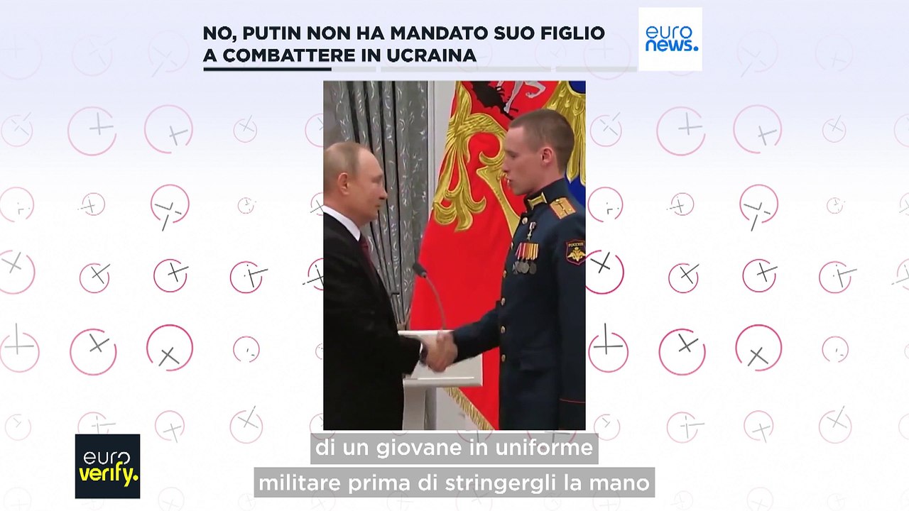 No, il video non mostra Putin che manda suo figlio a combattere in Ucraina