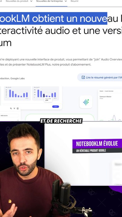 Vous Pouvez PARLER avec vos Podcasts ! 📣 #google #notebooklm #podcast #actusia