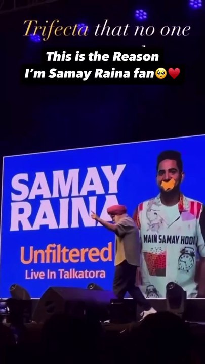 Samay Raina Unfiltered live