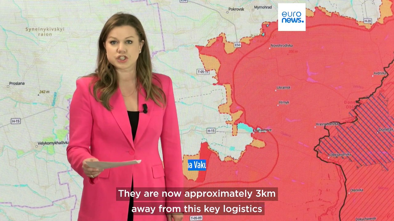 Russian troops close in on eastern Ukraine's Pokrovsk