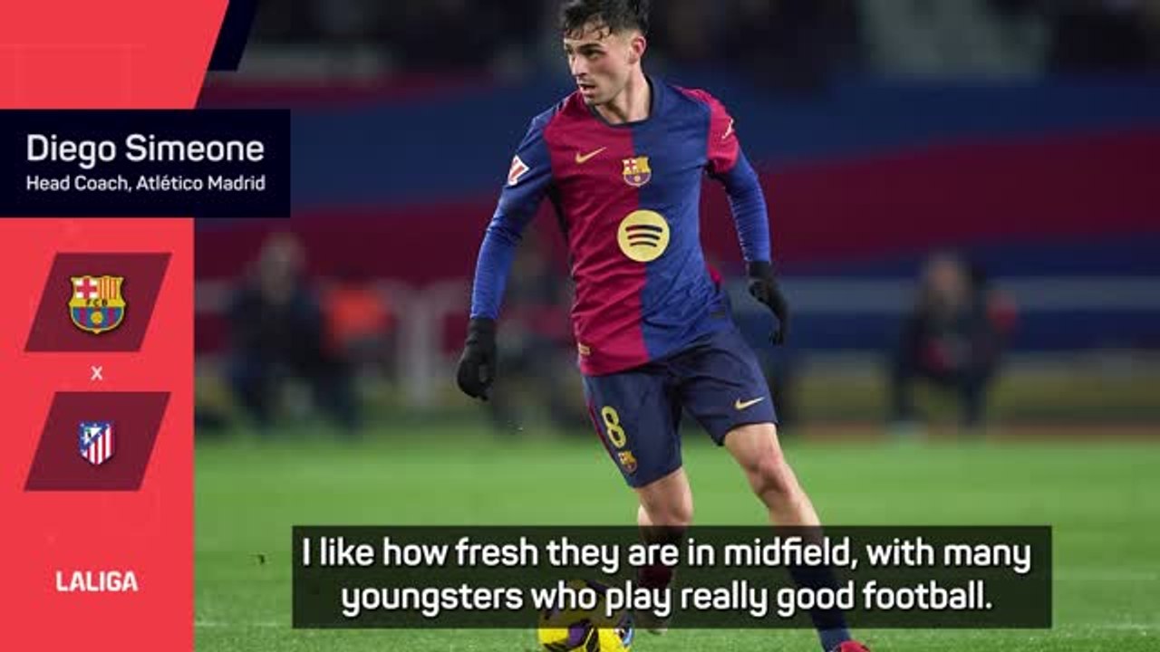 Simeone praises youthful, 'fresh' Barça midfield