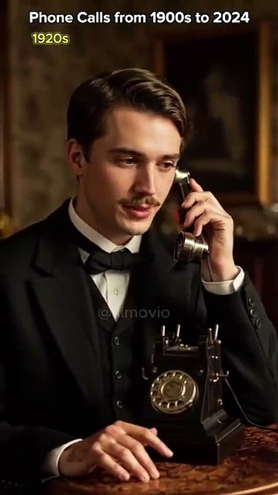 Technology transform the phone Phone calls from 1900 to 24