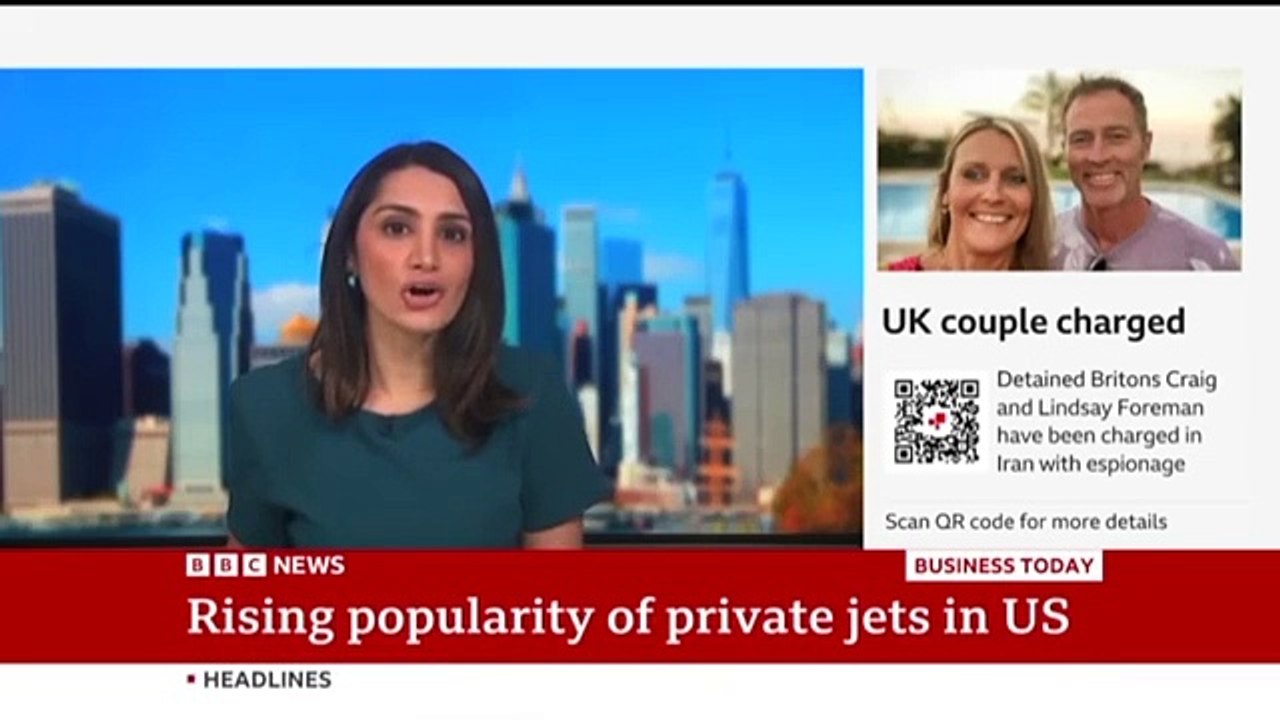 Why private jet popularity in the UK taking off | BBC News