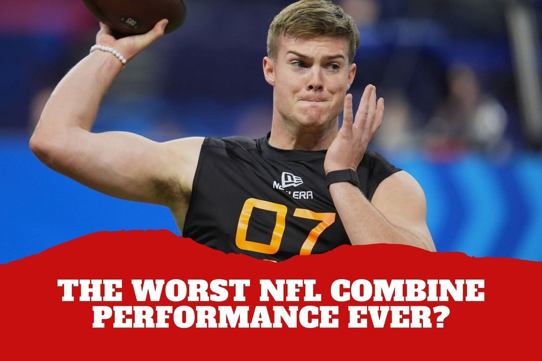 Pretty awful! This quarterback's NFL combine performance is being called the worst ever