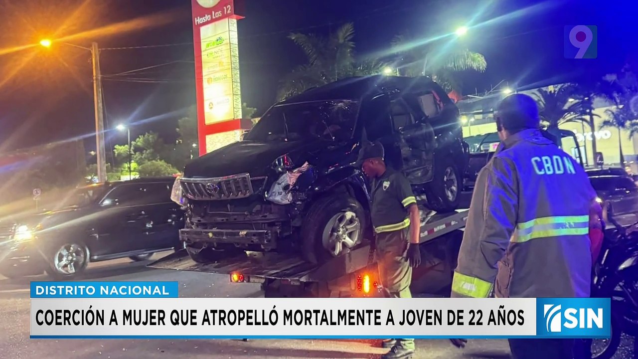 Coerción a mujer que atropelló mortalmente a joven | Primera Emisión SIN