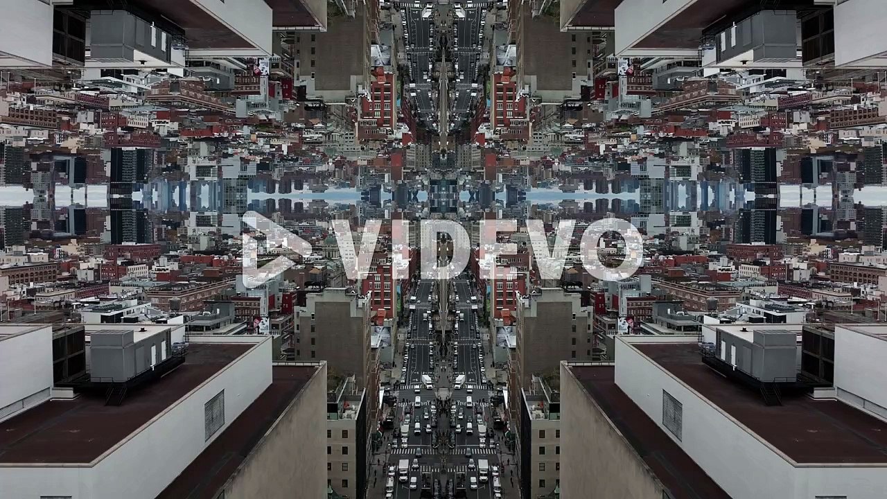 Forwards fly above buildings in urban borough in metropolis, symmetrical footage