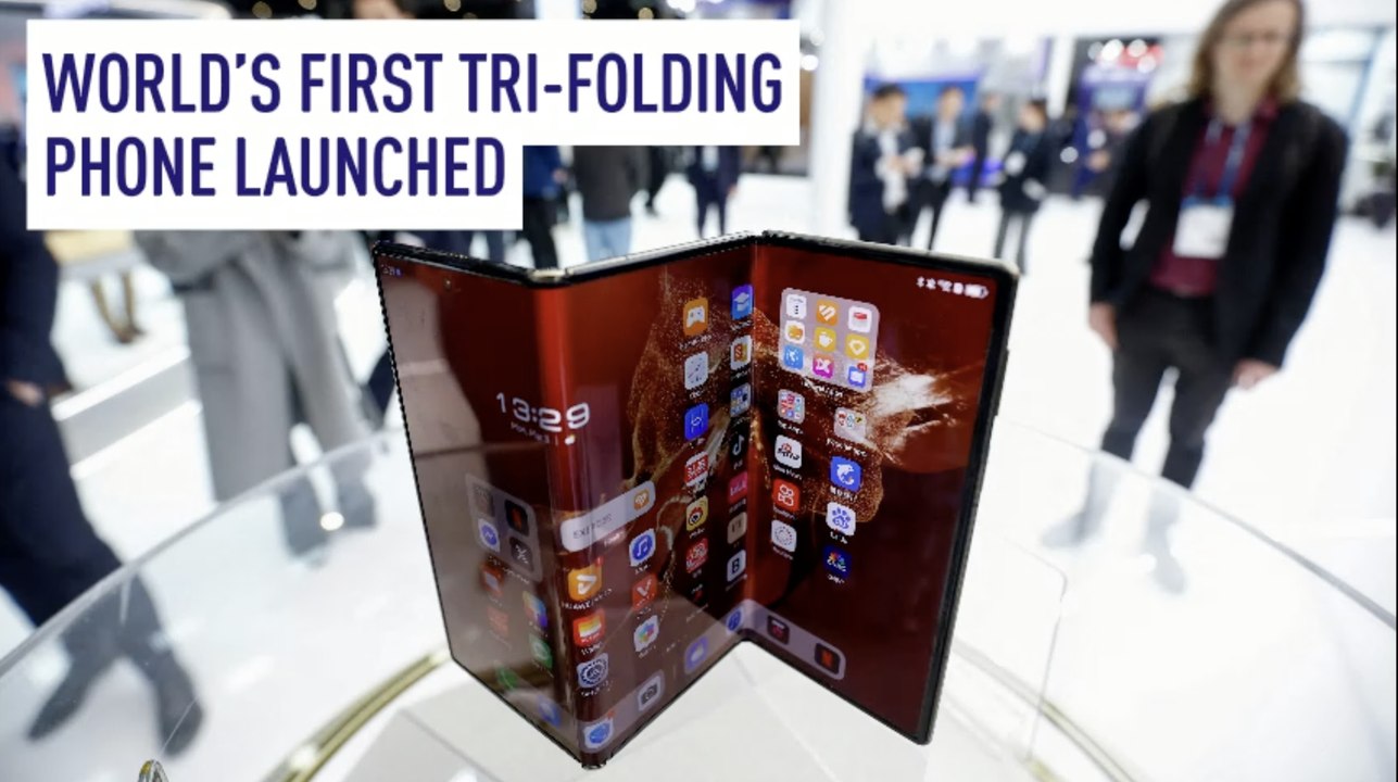 World’s first tri-folding fold launched