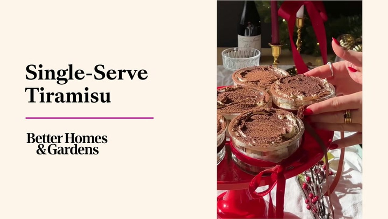 How to Make Single Serve Tiramisu
