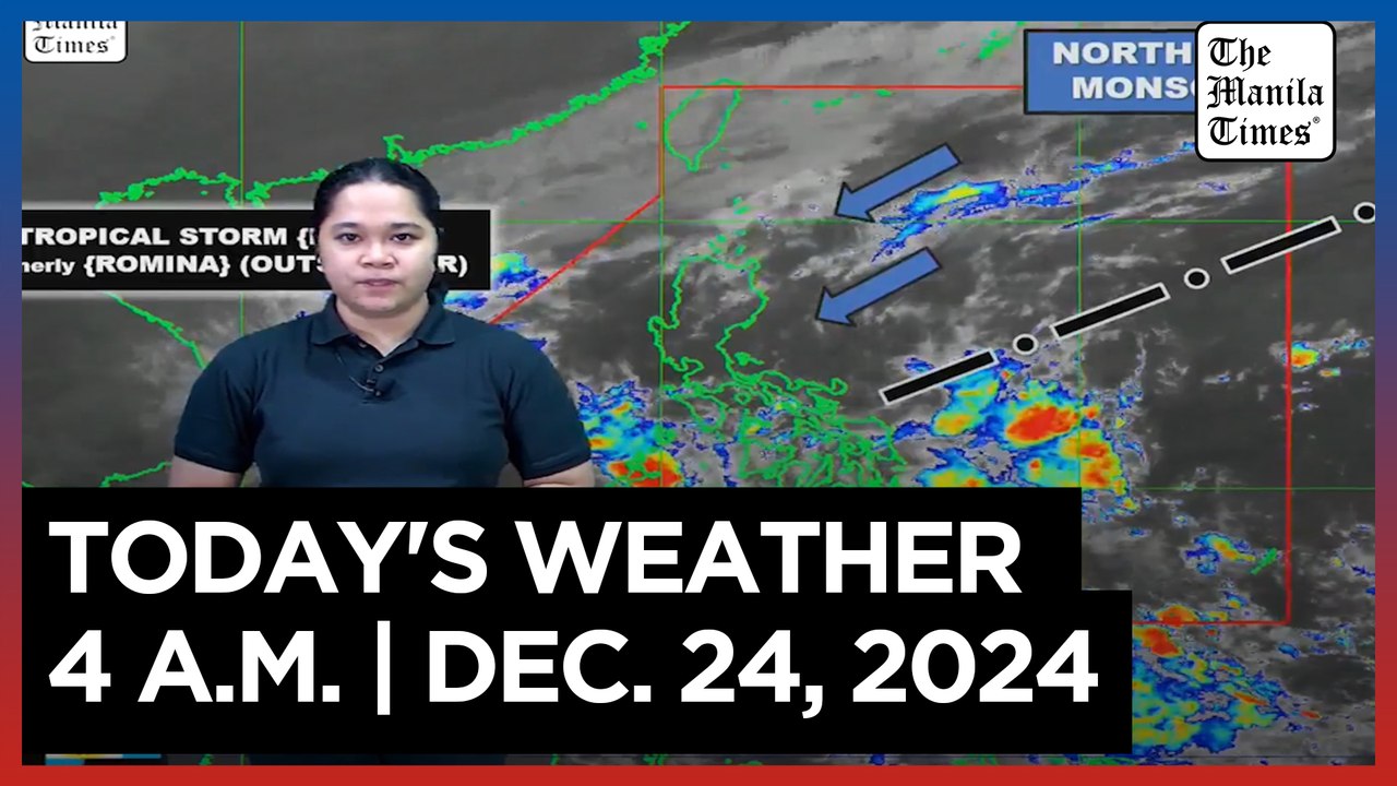 Today's Weather, 4 A.M. | Dec. 24, 2024