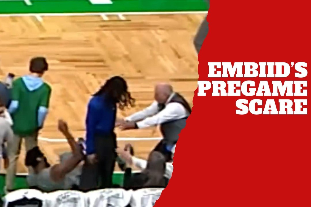 Joel Embiid overcomes pregame scare against Celtics