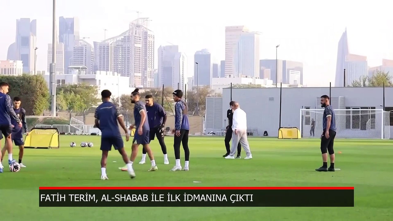 Fatih Terim, Al-Shabab ile ilk idmanına çıktı!