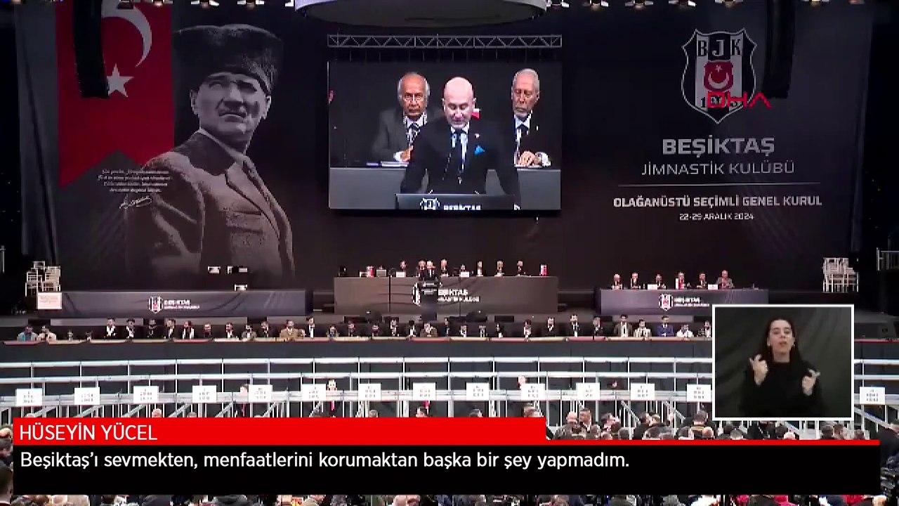 Hüseyin Yücel: Ben koltuk sevdalısı değilim, Beşiktaş sevdalısıyım