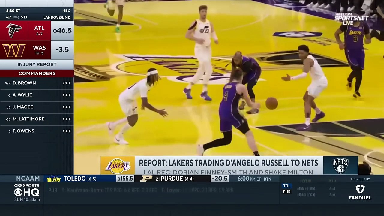 Lakers trading D'Angelo Russell to Nets