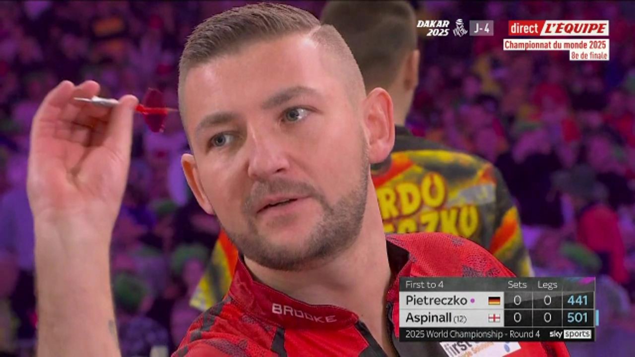Championnat du monde 2025 : Le replay de Pietreczko - Aspinall - Fléchettes - replay
