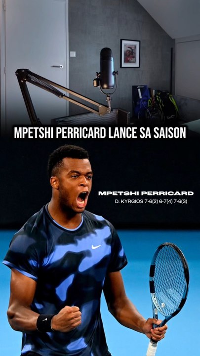 Giovanni Mpetshi Perricard s’offre Nick Kyrgios en 3 sets 🇫🇷