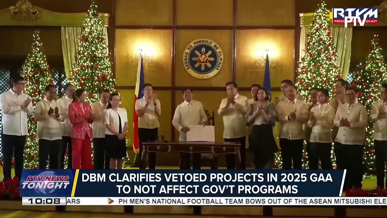DBM clarifies vetoed projects in 2025 GAA to not affect gov’t programs