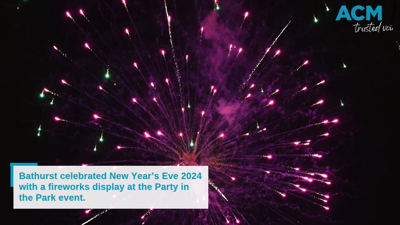Spectacular Bathurst NYE Fireworks Show 2024 🎆