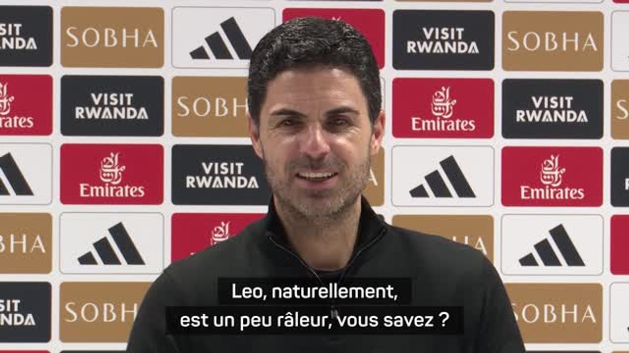 Arsenal - Arteta : "Trossard est un peu râleur mais j'aime ça"