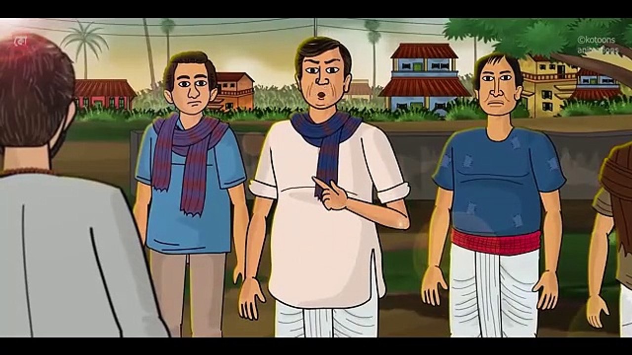 Tin Pollir Shiter Shondhe - Bhuter Cartoon | Bengali Horror Cartoon | Winter Horror Story |