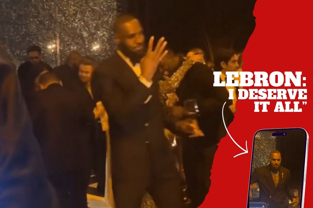 Lebron James rap performance in his 40th birthday