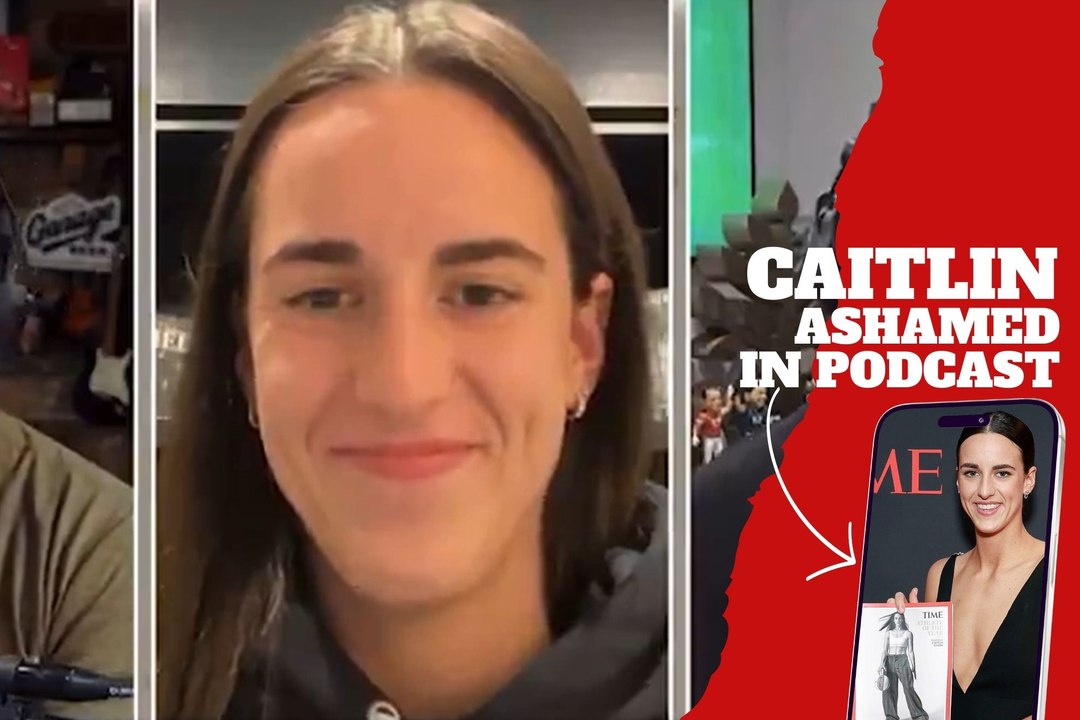Caitlin Clark turns red on Kelce brothers' podcast