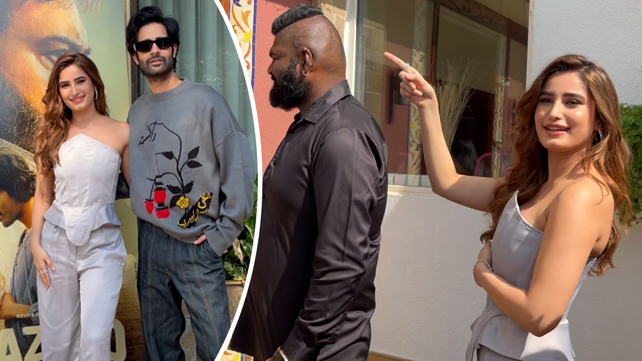 Azaad Stars: Aaman Devgan & Rasha Thadani Pose Together Perfectly While Promoting Their Upcoming Film