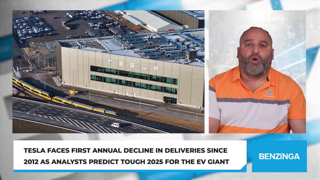 Tesla Faces First Annual Decline In Deliveries Since 2012 As Analysts Predict Tough 2025 For The EV Giant