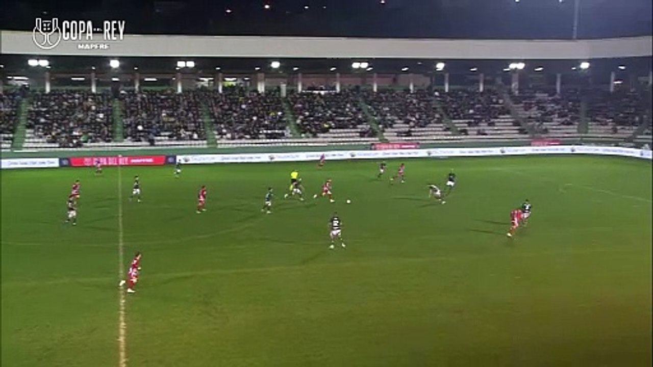 Gol de De Frutos (0-2) en el Racing Ferrol 1-3 Rayo Vallecano