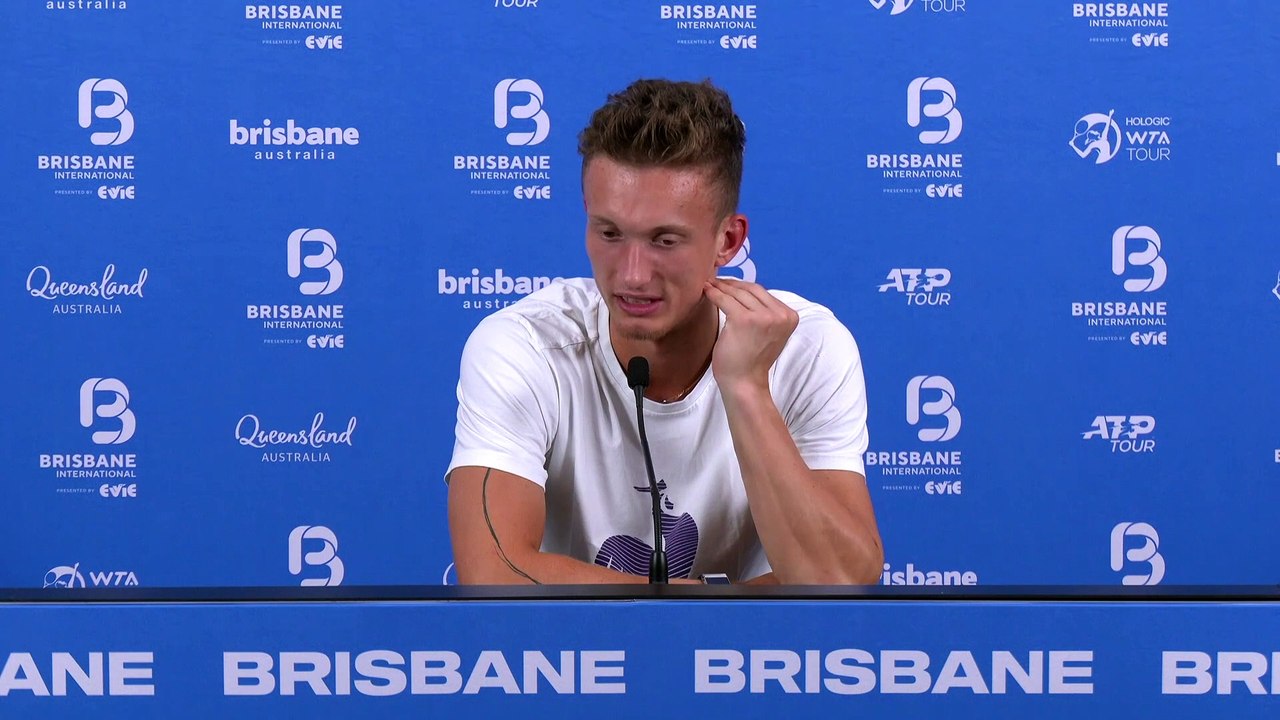 Tennis - Brisbane 2025 - Jiri Lehecka titled... after Reilly Opelka withdraws : "Unfortunately the end was a bit sad"