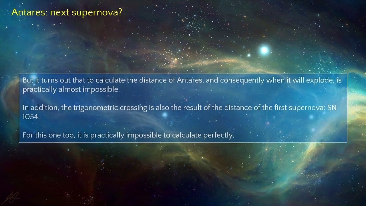 The causes that will make Antares explode as a supernova.