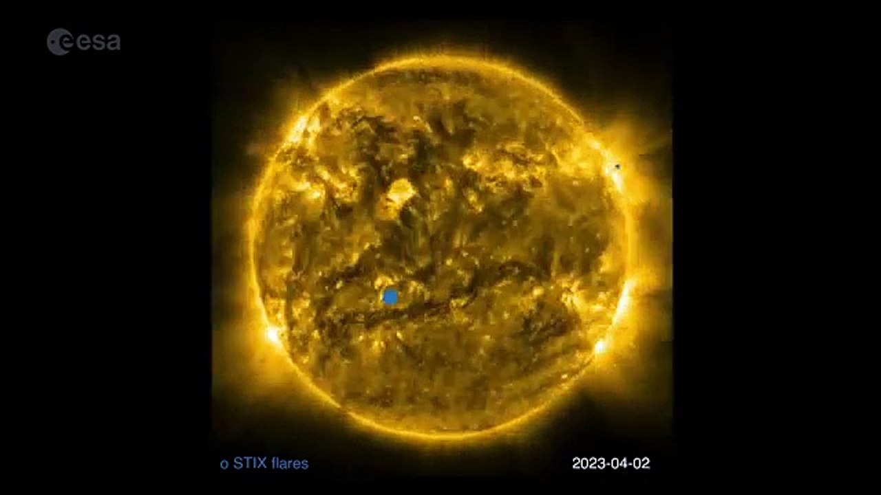3 years of Solar Orbiter imagery of the sun time-lapsed with flares sonified