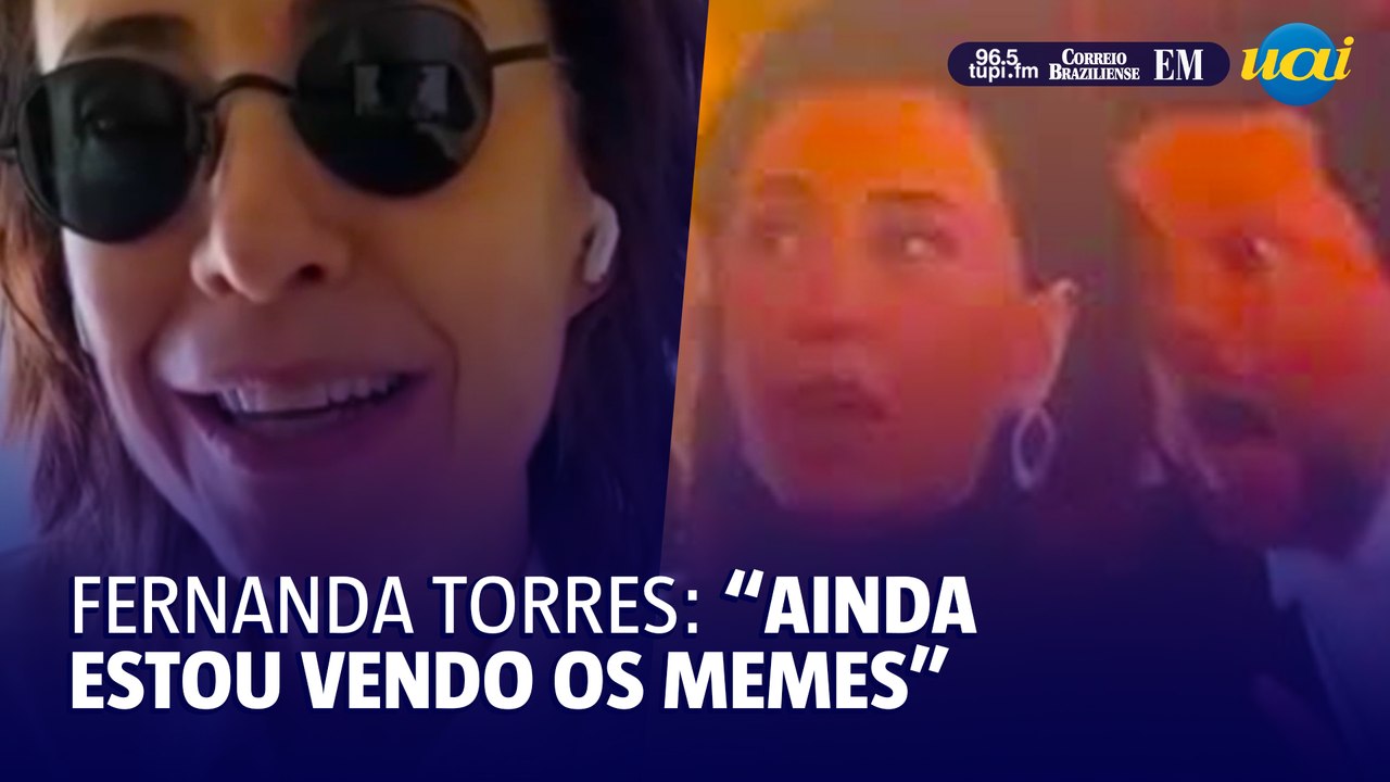 Fernanda Torres "ainda está vendo os memes" após Globo de Ouro