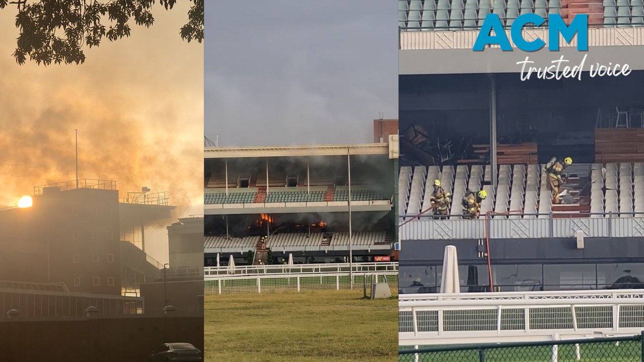 Man charged over fire at Melbourne’s Caulfield Racecourse