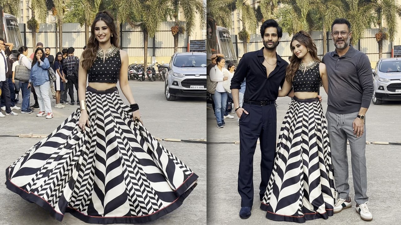 Team Azaad: Aaman Devgan & Rasha Thadani Promote Their Debut Movie In Style With Abhishek Kapoor
