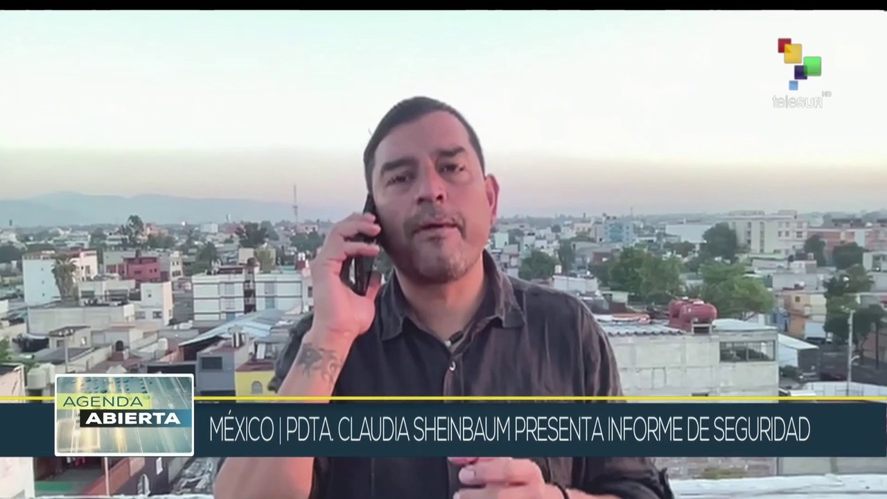 Pdta. Sheinbaum presenta informe de seguridad