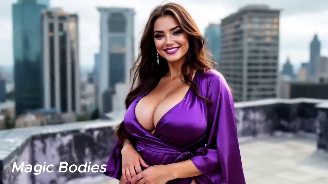 Natural Older Woman Over 40 Attractively Dressed Classy Shine in Satin Mini Robes