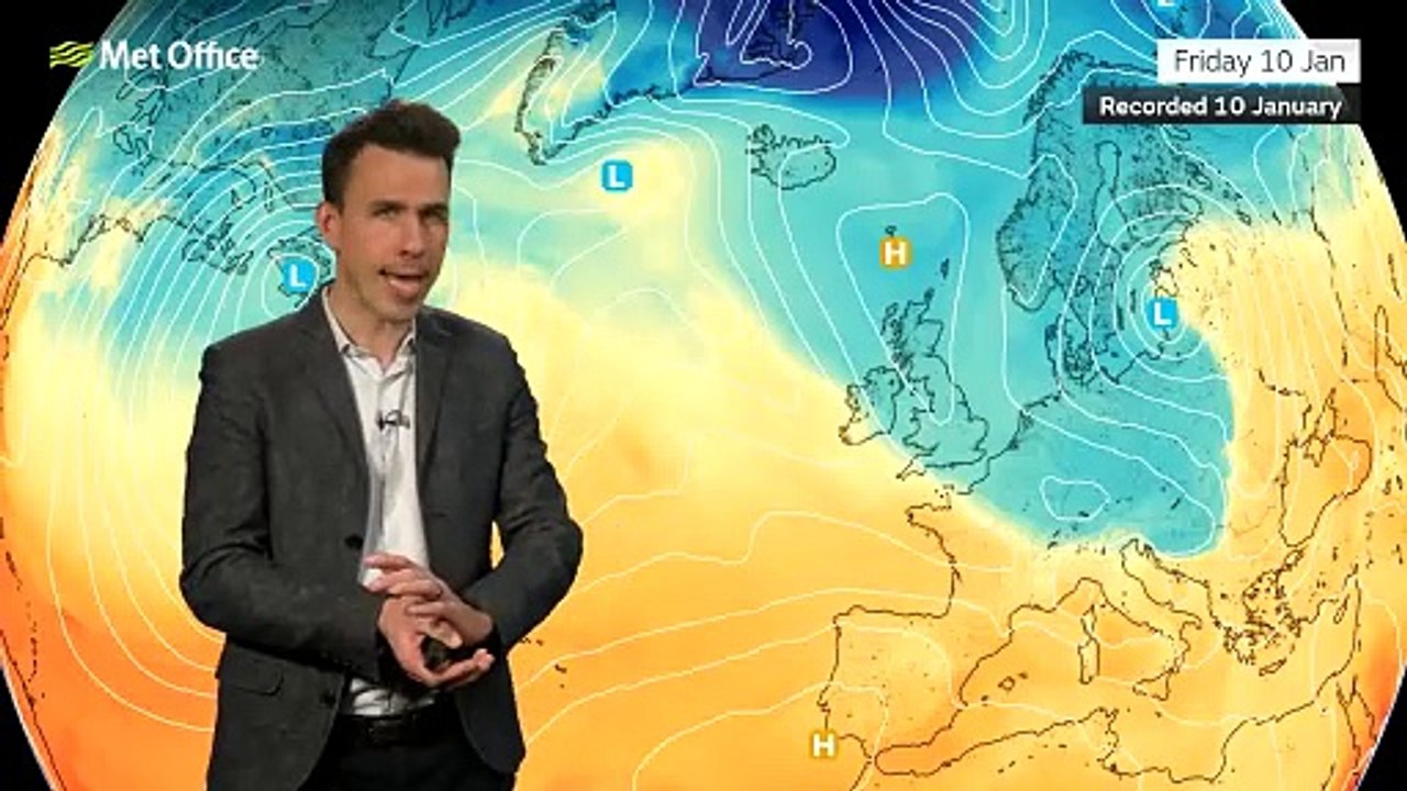 Met Office 14 Day Outlook 10/01/2024