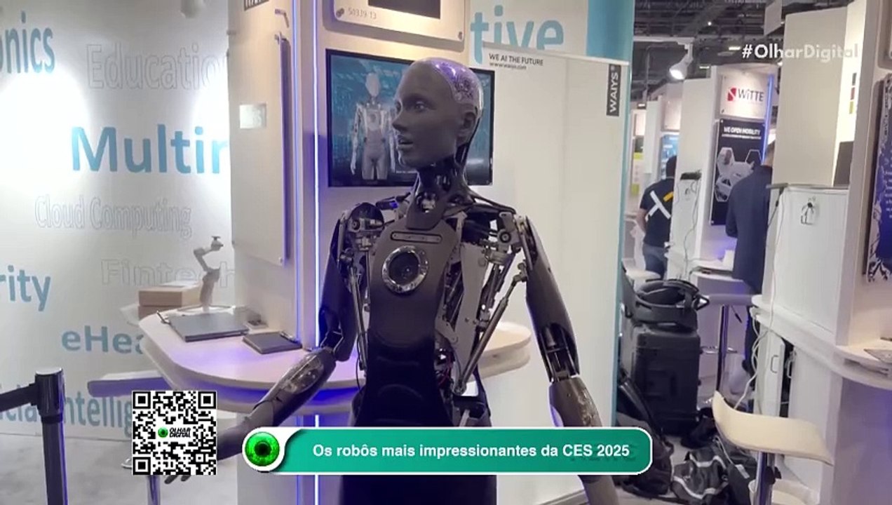 Os robôs mais impressionantes da CES 2025