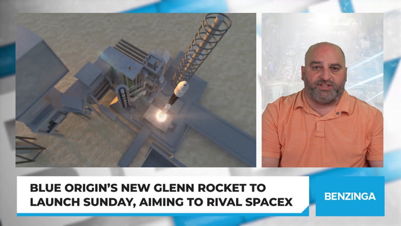 Blue Origin’s New Glenn Rocket To Launch Sunday, Aiming To Rival SpaceX