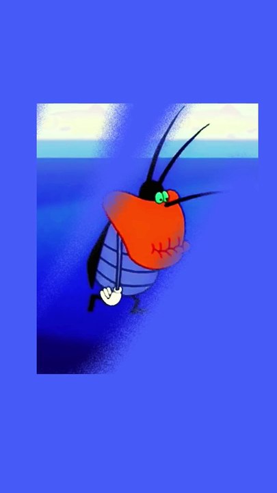 uggy and cockroaches !  #animation #cute #funny #song #cat #love #animationmeme