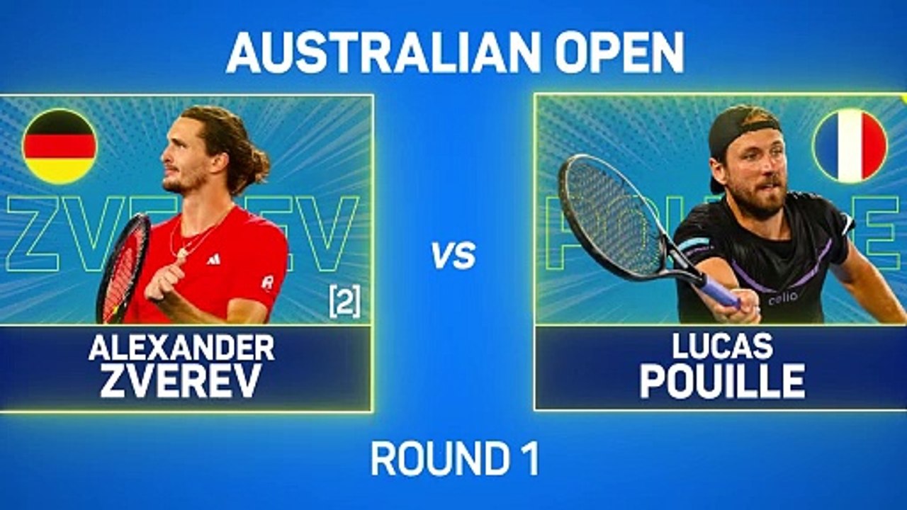 Zverev Dominates Pouille to Advance to Round Two
